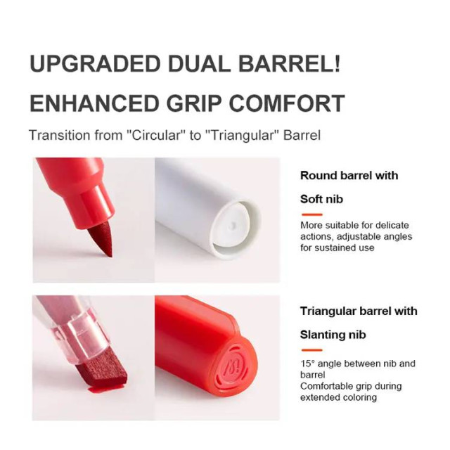 mideer 雙頭水性麥克筆(6色)