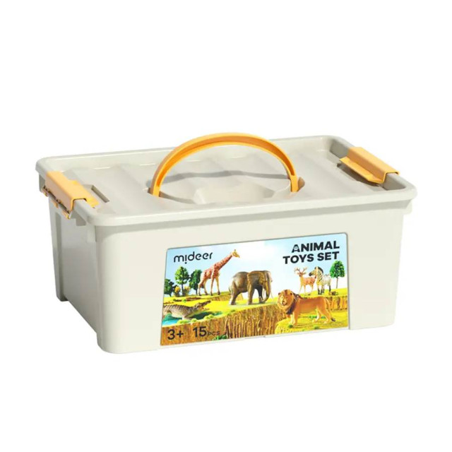 mideer 擬真動物套組(15PCS)