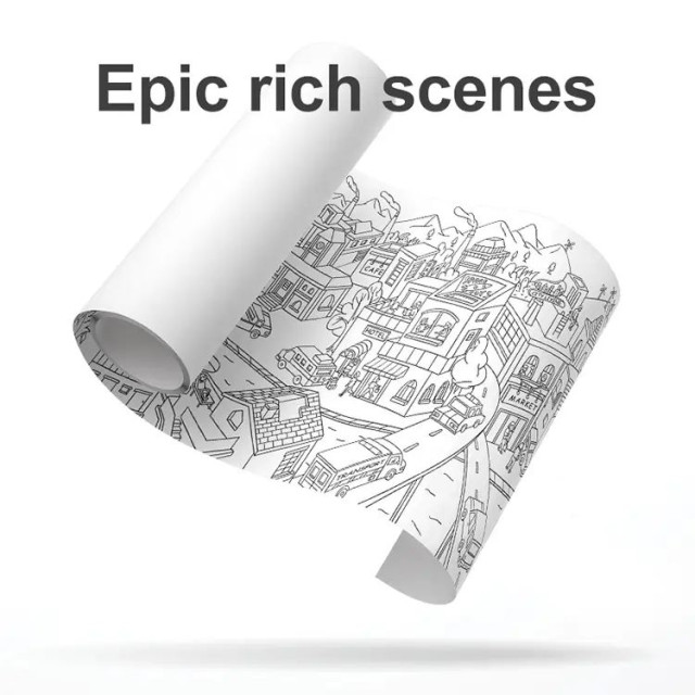 mideer 可撕益智塗鴉畫紙(10M)