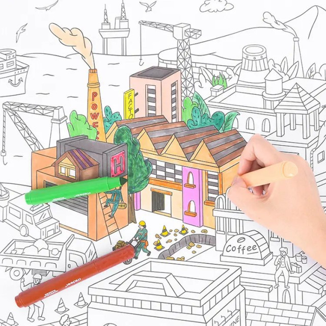 mideer 可撕益智塗鴉畫紙(10M)