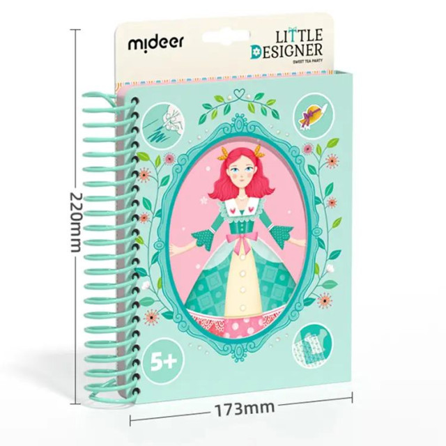 mideer 多功能時尚造型手冊-甜美下午茶