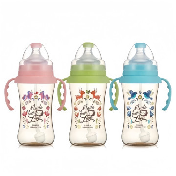 小獅王辛巴 桃樂絲PPSU自動把手寬口葫蘆大奶瓶