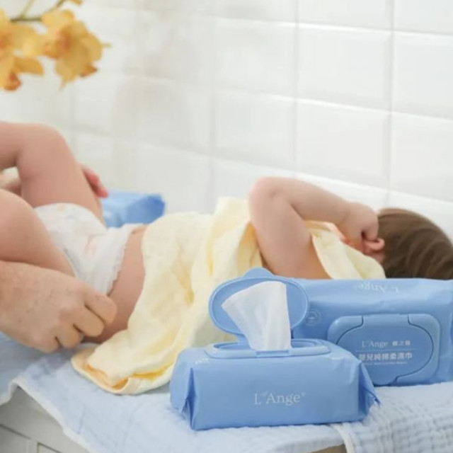 L'Ange 棉之境 嬰兒純棉柔濕巾 80抽*6入