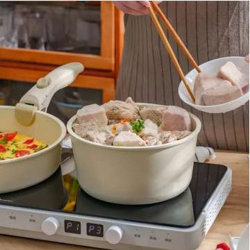 KOM 日本免安裝雙口IH電磁爐