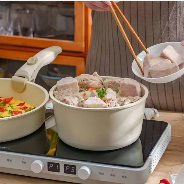 KOM 日本免安裝雙口IH電磁爐