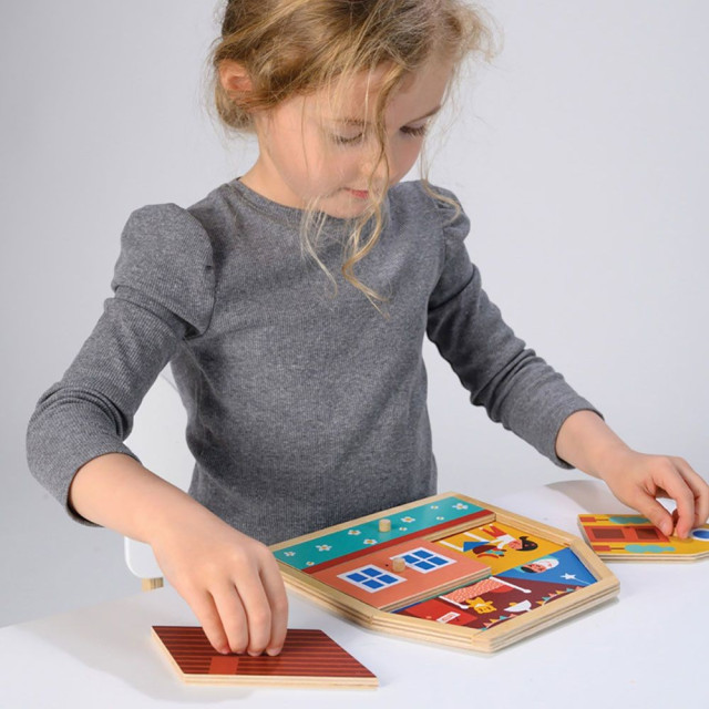 Mentari 家庭認知拼圖組