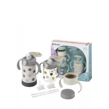 Richell 利其爾 TLI三代三階段不鏽鋼水杯禮盒組