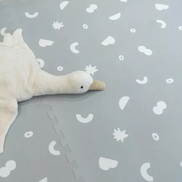 Pato Pato 自然系風格地巧拼地墊 小島系列 60*60*1.4cm(6入組)