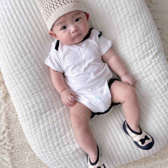 Ggomoosin 學步襪鞋 - 小小蝴蝶結 (短版)