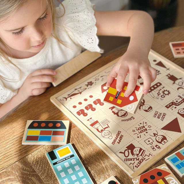 Mentari 小小職人認知拼圖組