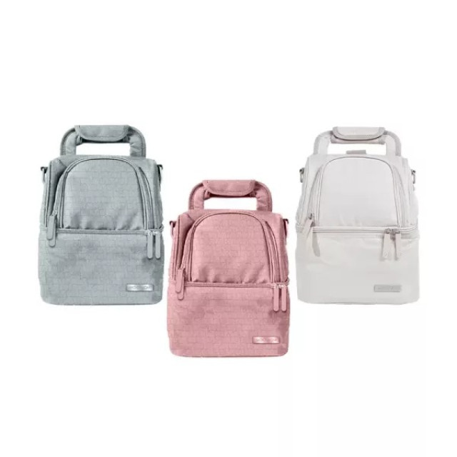 MOOIMOM 沐伊孕哺 幾何字母防潑水雙層儲乳包