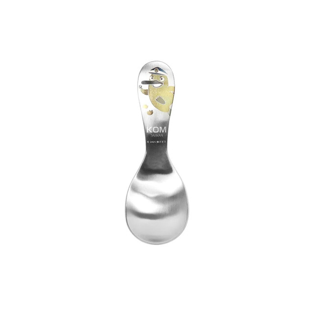 KOMx達克比 雙層不鏽鋼矽膠密封兒童碗｜附彩色304圓匙