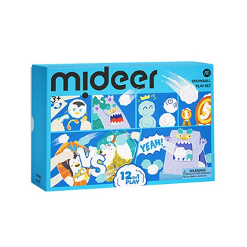 mideer 雪球大戰毛氈DIY遊戲組