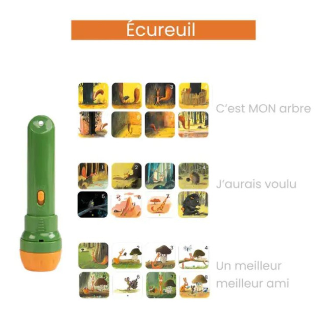 Moulin Roty 故事手電筒-英雄松鼠的冒險故事