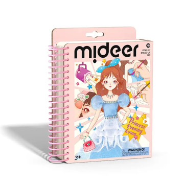 mideer 多功能時尚造型手冊-公主晚禮服