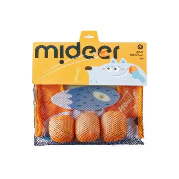 mideer 瘋狂躲避球魔鬼氈罩衫遊戲組-小野狼(100-130cm)