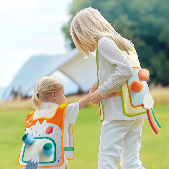 mideer 瘋狂躲避球魔鬼氈罩衫遊戲組-小綿羊(130-170cm)