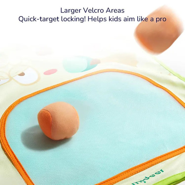 mideer 瘋狂躲避球魔鬼氈罩衫遊戲組-小綿羊(130-170cm)