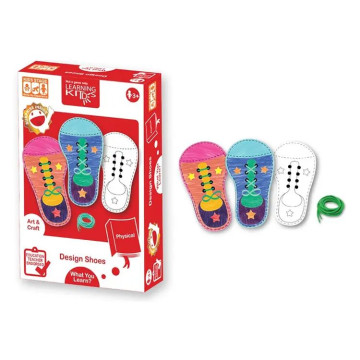 LEARNING KITDS 操作系列-鞋帶穿繩認知遊戲