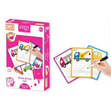LEARNING KITDS 藝術系列-汽車繪畫認知遊戲