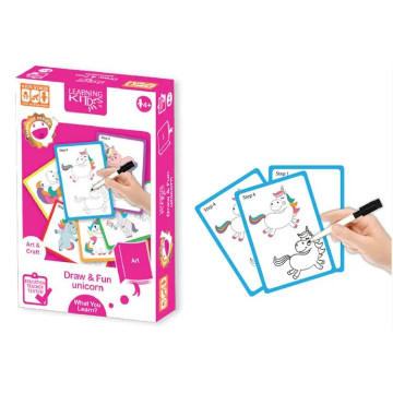 LEARNING KITDS 藝術系列-獨角獸繪畫認知遊戲