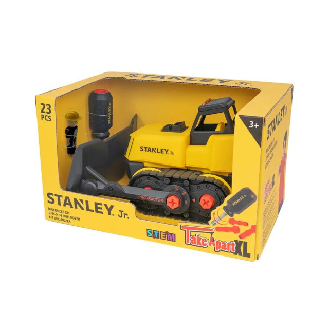 STANLEY Jr. 組裝工程車-推土機