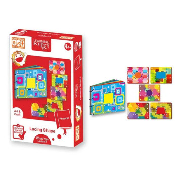 LEARNING KITDS 操作系列-形狀穿繩認知遊戲