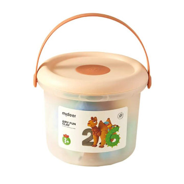 mideer 桶裝無毒輕黏土(26色)