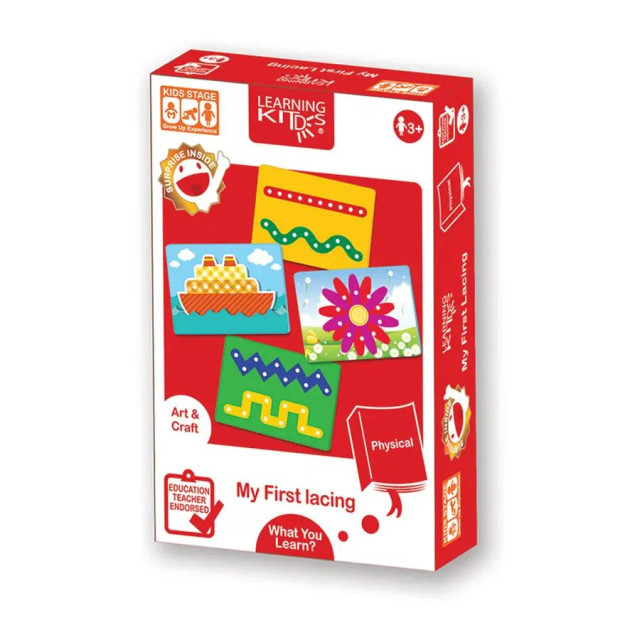 LEARNING KITDS 操作系列-圖案穿繩認知遊戲