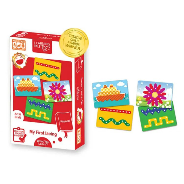 LEARNING KITDS 操作系列-圖案穿繩認知遊戲