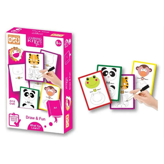 LEARNING KITDS 藝術系列-動物繪畫認知遊戲