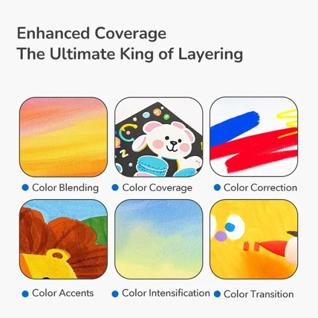 mideer 壓克力麥克筆-盒裝軟毛頭(24色)