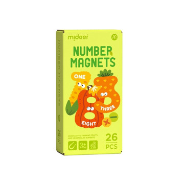 mideer 蔬果數字磁力貼
