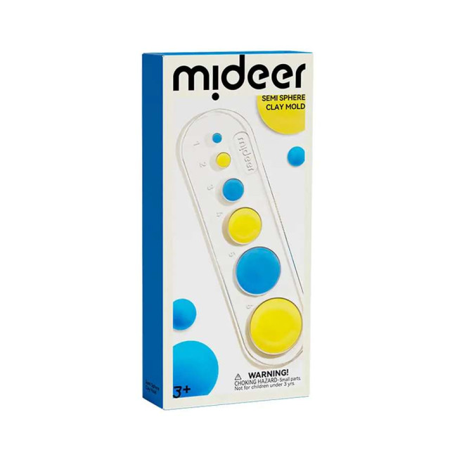 mideer 黏土工具-半球型模具組