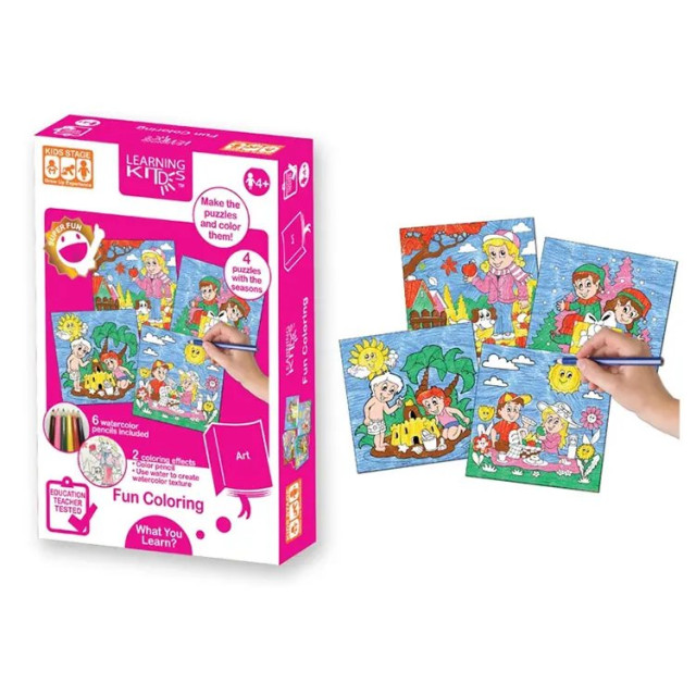LEARNING KITDS 藝術系列-魔法填色認知遊戲