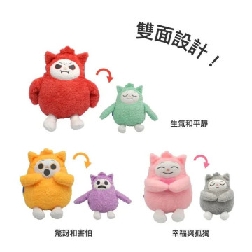 LEARNING TIME 雙面設計的Emomo娃娃