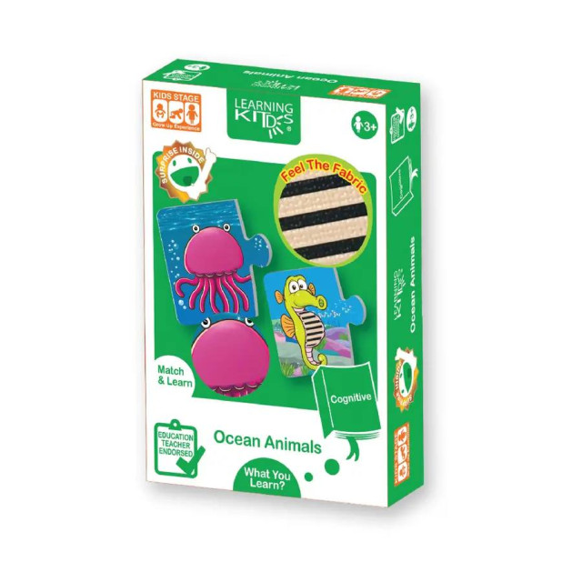 LEARNING KITDS 感官認知系列-海洋動物感官認知遊戲