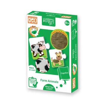 LEARNING KITDS 感官認知系列-農場動物感官認知遊戲
