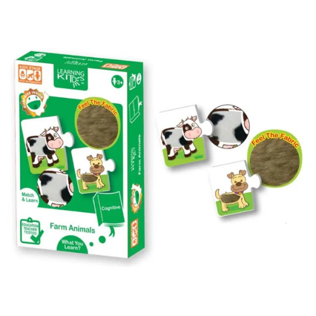 LEARNING KITDS 感官認知系列-農場動物感官認知遊戲