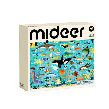 mideer 學習拼圖-海洋生物(126pcs)