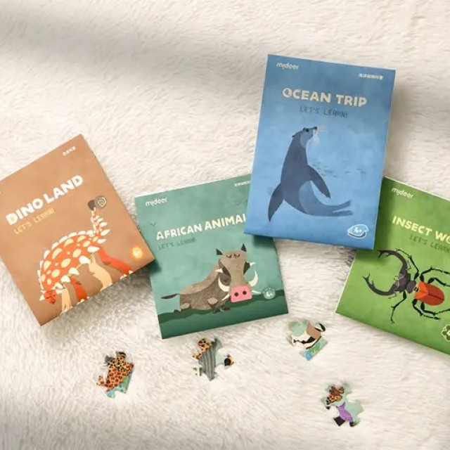 mideer 學習拼圖-海洋生物(126pcs)