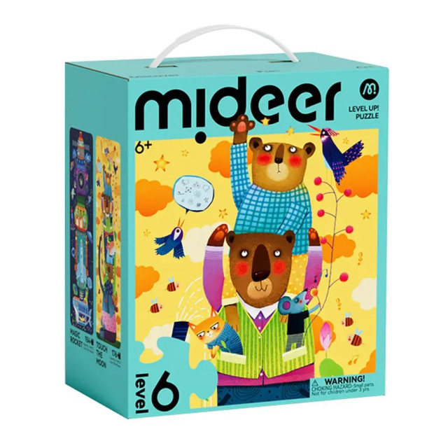mideer 進階式拼圖-想像的世界(LEVEL6)