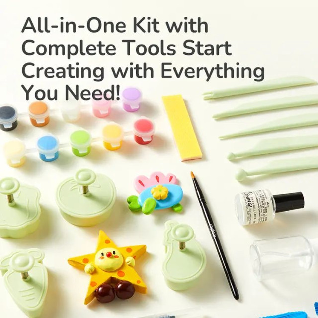 mideer 彩繪石塑黏土DIY套組(10色)