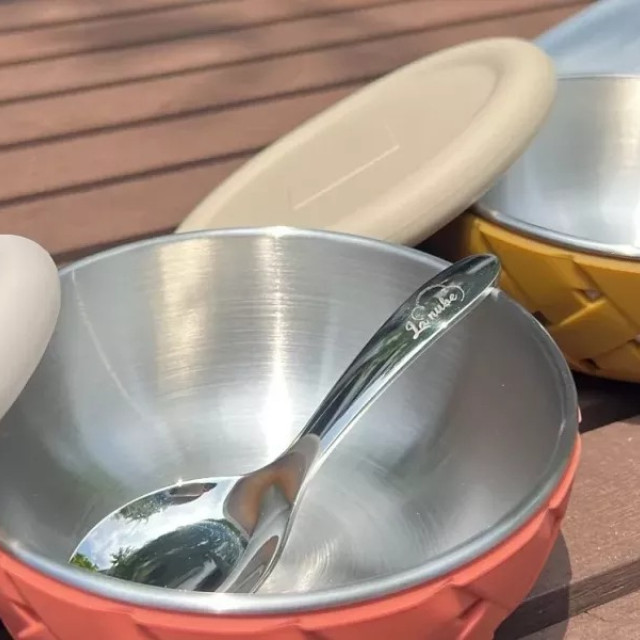  Meroware TAMI 不鏽鋼兒童隔熱碗