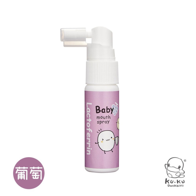 酷咕鴨 寶寶乳鐵蛋白潔牙噴霧20ml