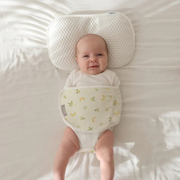 Elava 韓國 嬰兒包屁式靜音肚圍包巾