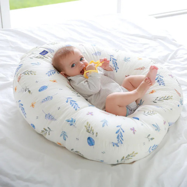 Elava 韓國 多功能甜甜圈互動枕 枕套 雙面沁涼款