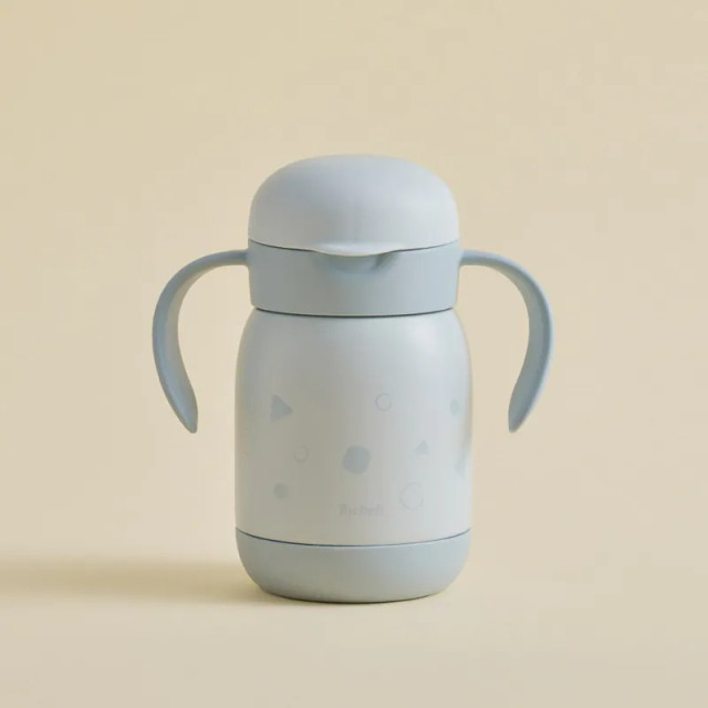 Richell 利其爾 TLI第四代 不銹鋼吸管保溫杯-方圓世界 300ml