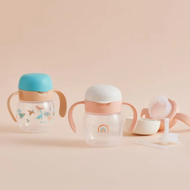 Richell 利其爾 TLI第四代三階段水杯組合