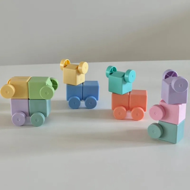 Bellebaby I 磁吸積木 車輪(16顆入)